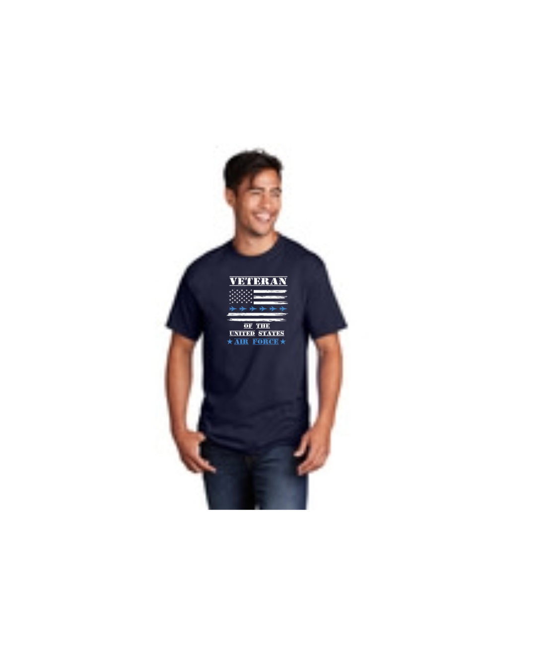 Air Force Veteran Blue Jets Short Sleeve T-Shirt